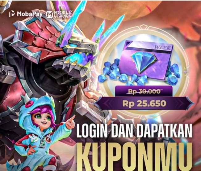 Ilustrasi hadiah Game Mobile Legends (ML). [Instagram]